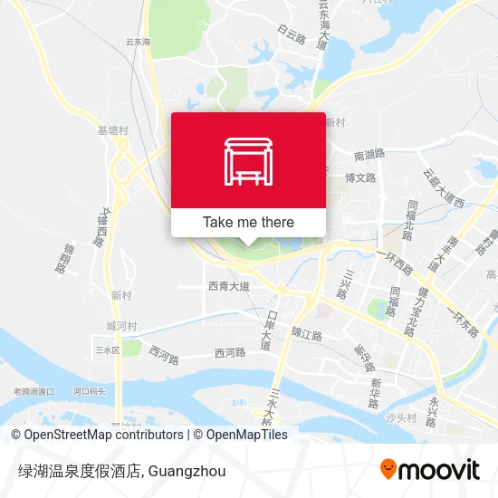 绿湖温泉度假酒店 map