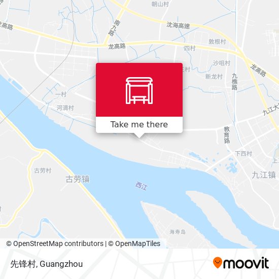 先锋村 map