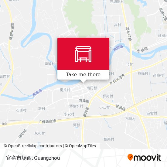 官窑市场西 map