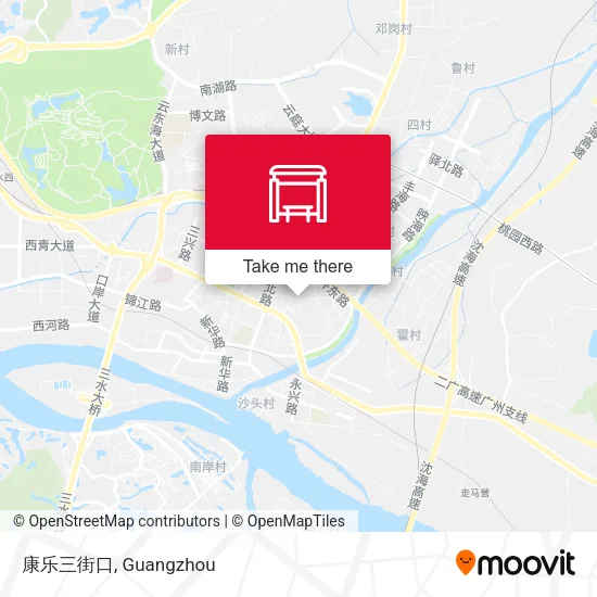 康乐三街口 map