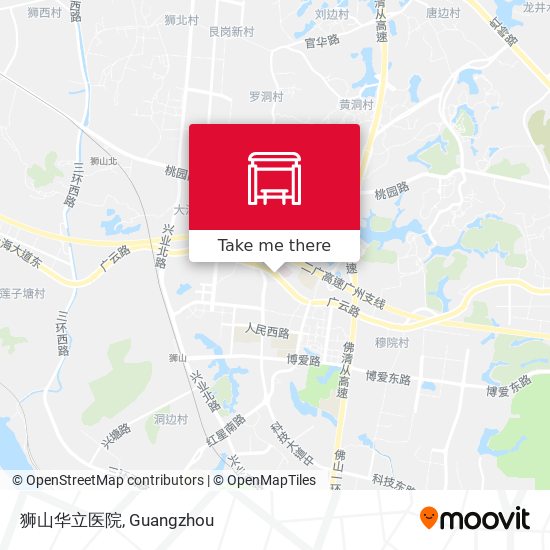 狮山华立医院 map