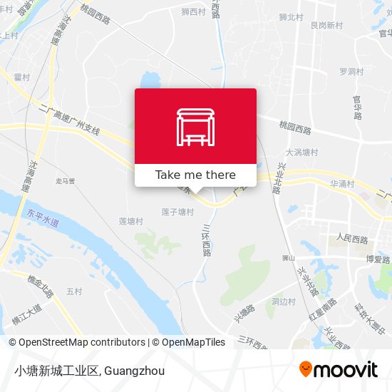 小塘新城工业区 map