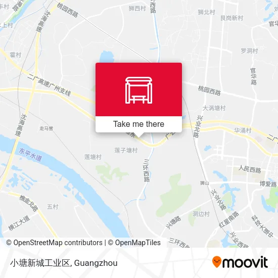 小塘新城工业区 map
