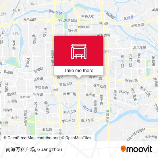 南海万科广场 map