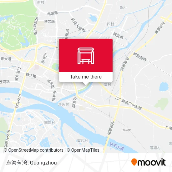 东海蓝湾 map
