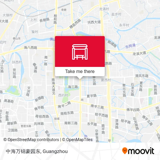 中海万锦豪园东 map