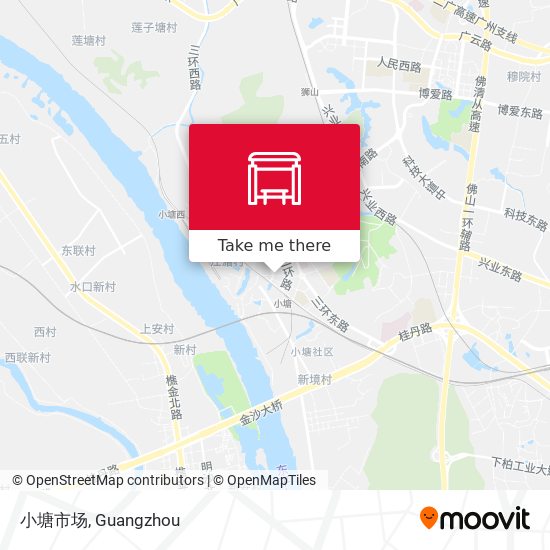 小塘市场 map