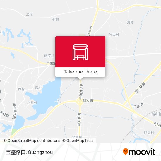 宝盛路口 map