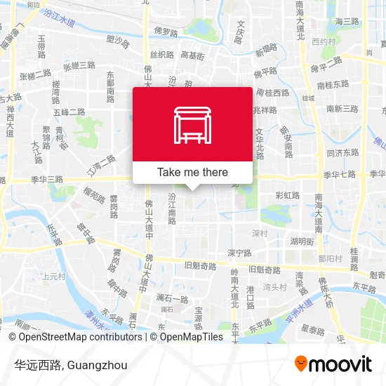 华远西路 map