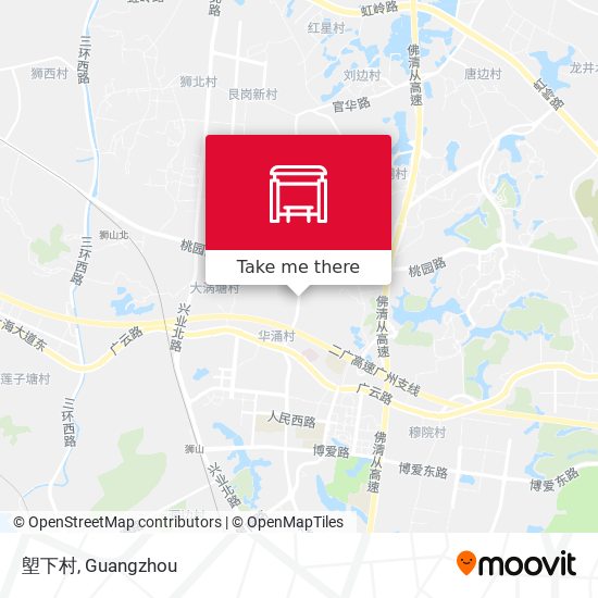 塱下村 map