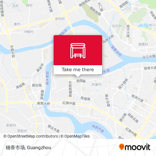 穗香市场 map