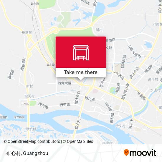 布心村 map