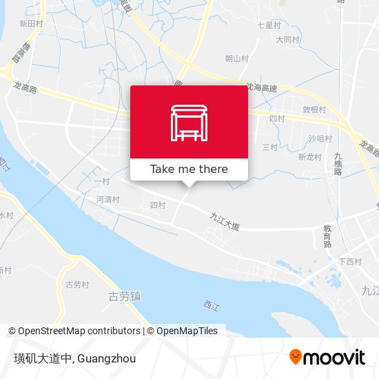 璜矶大道中 map