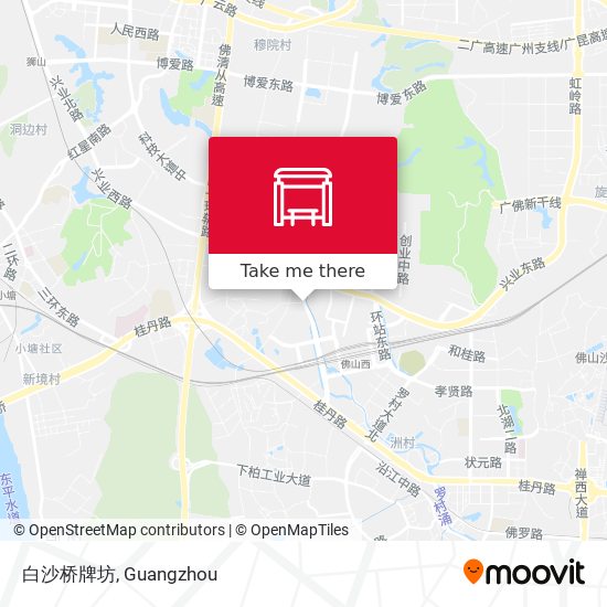 白沙桥牌坊 map