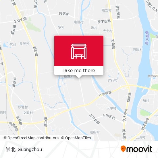 崇北 map