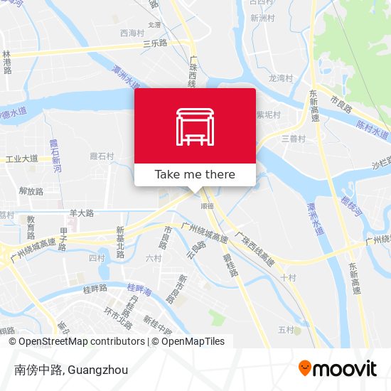 南傍中路 map