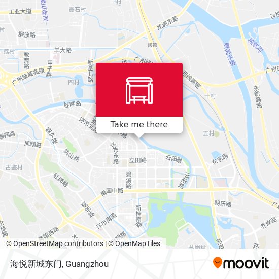 海悦新城东门 map