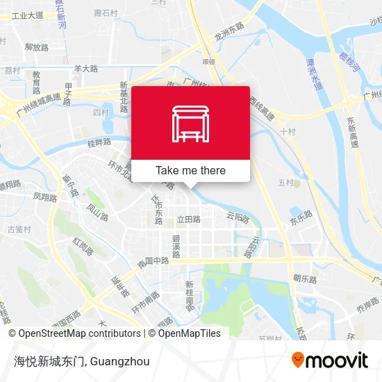 海悦新城东门 map