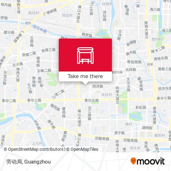 劳动局 map