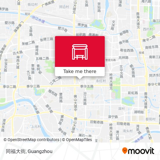 同福大街 map