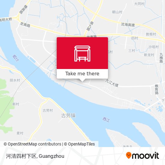 河清四村下区 map