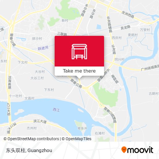 东头双桂 map