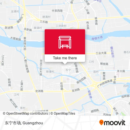 东宁市场 map
