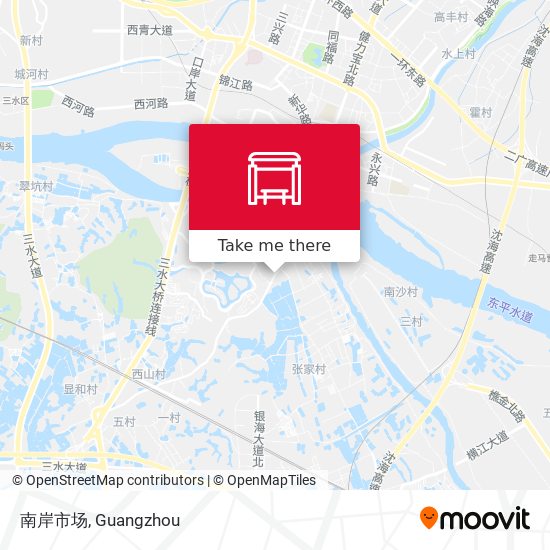 南岸市场 map