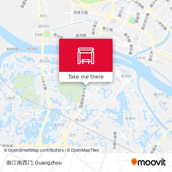 御江南西门 map