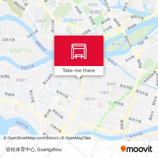 容桂体育中心 map