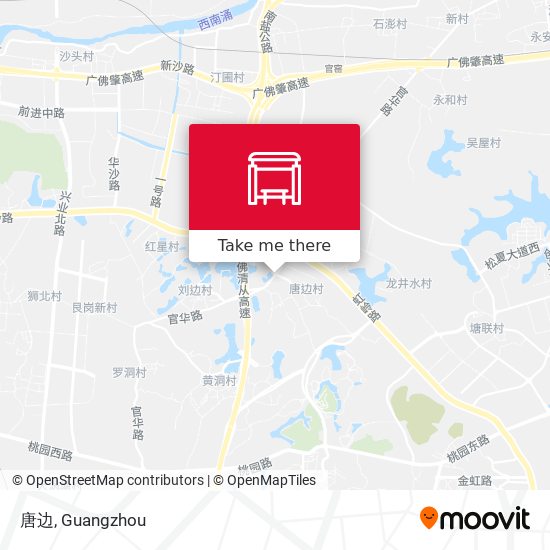 唐边 map