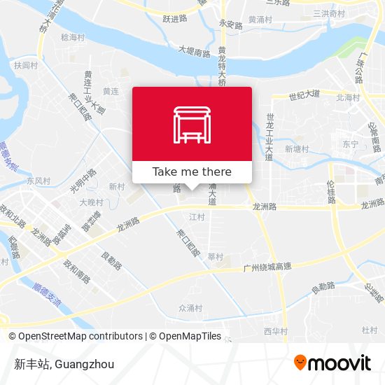 新丰站 map