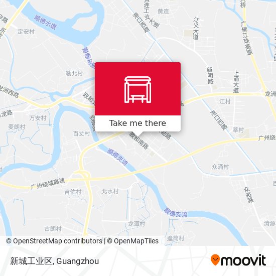 新城工业区 map