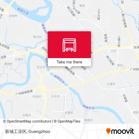 新城工业区 map