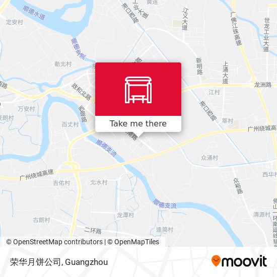 荣华月饼公司 map