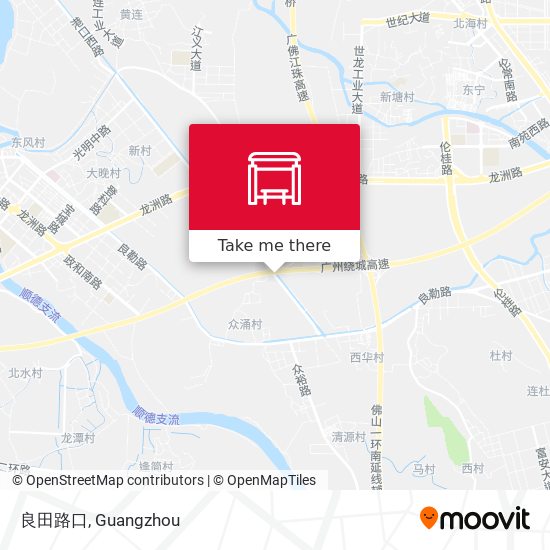 良田路口 map