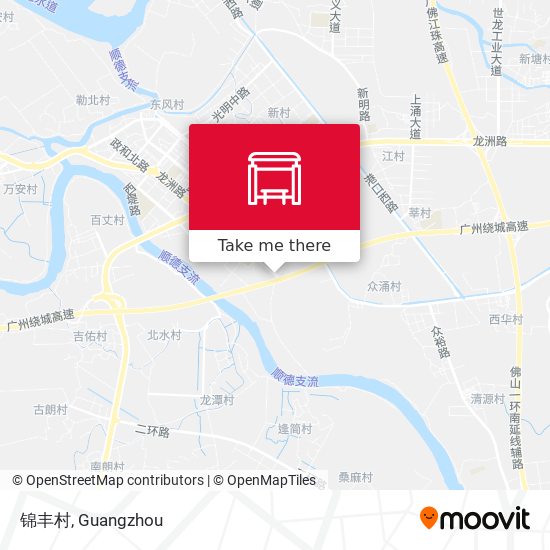 锦丰村 map