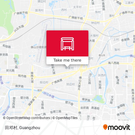 田邓村 map