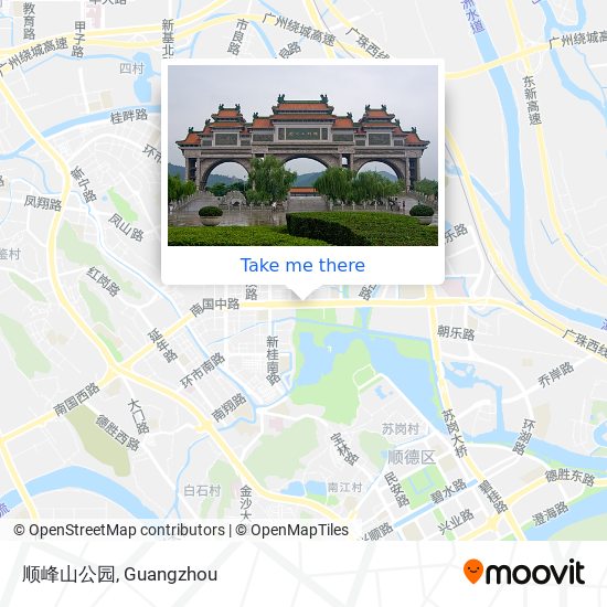 顺峰山公园 map