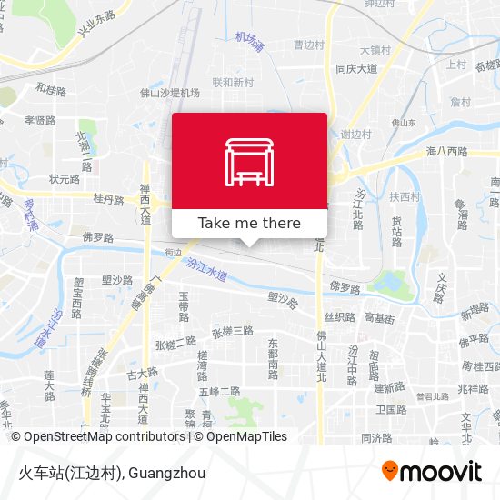 火车站(江边村) map