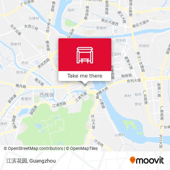 江滨花园 map