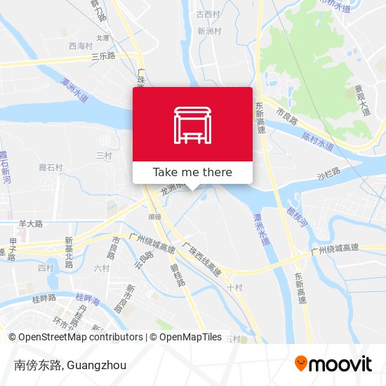 南傍东路 map
