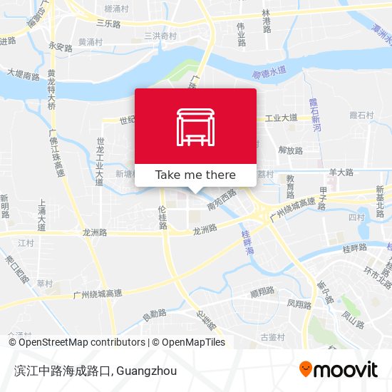 滨江中路海成路口 map
