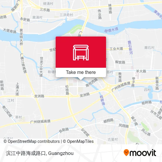 滨江中路海成路口 map