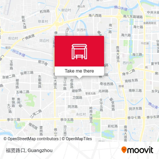福贤路口 map