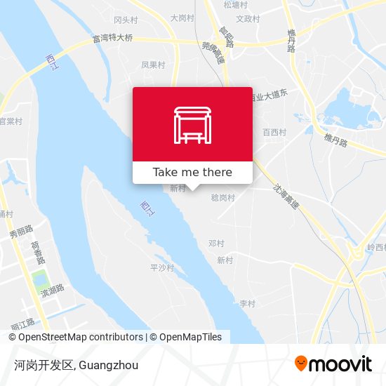河岗开发区 map