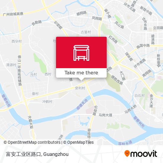 富安工业区路口 map