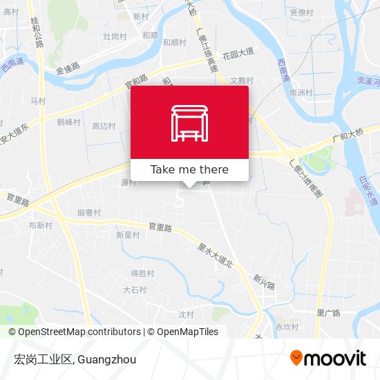 宏岗工业区 map