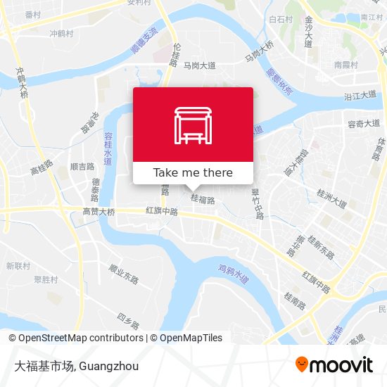 大福基市场 map