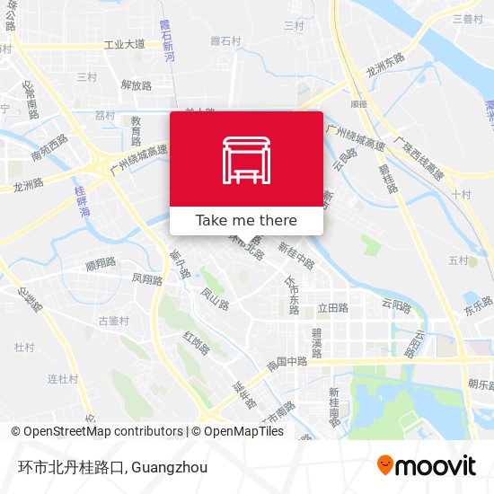 环市北丹桂路口 map